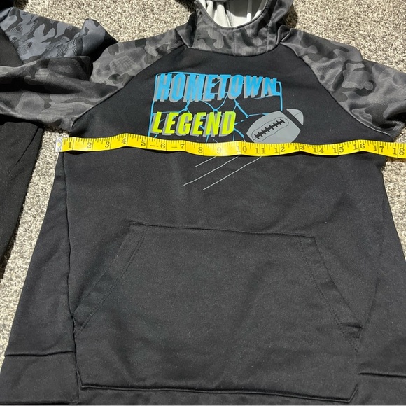 2 Tek Gear Performance Basketball Football Fleece Pull Over Hoodie Size Medium - Picture 4 of 11